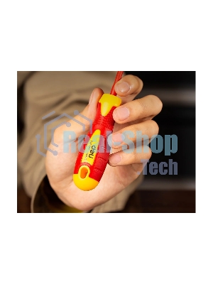 Диэлектрическая крестовая отвертка Deli DL513060 PH0х60 мм сталь Cr-V, сертификат VDE для работ под напряжением до 1000 В