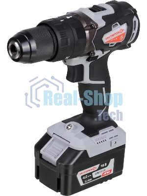 Дрель-шуруповерт ИНТЕРСКОЛ ДАУ-13/18В, 18 В, 4 Ач, 60 Нм, бесщеточный, ударный