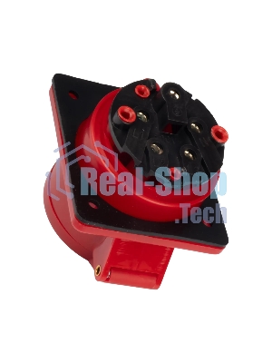 Розетка стационарная для скрытой установки PPC 425 3Р+РЕ+N 32А 380В IP44 Jazzway