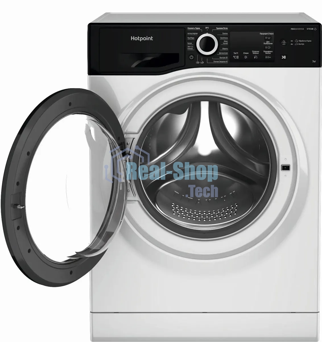 Стиральная машина Hotpoint NSB 7239 ZK VE RU белый, загр. фронтальная макс.: 7 кг 1200 об/мин класс: А