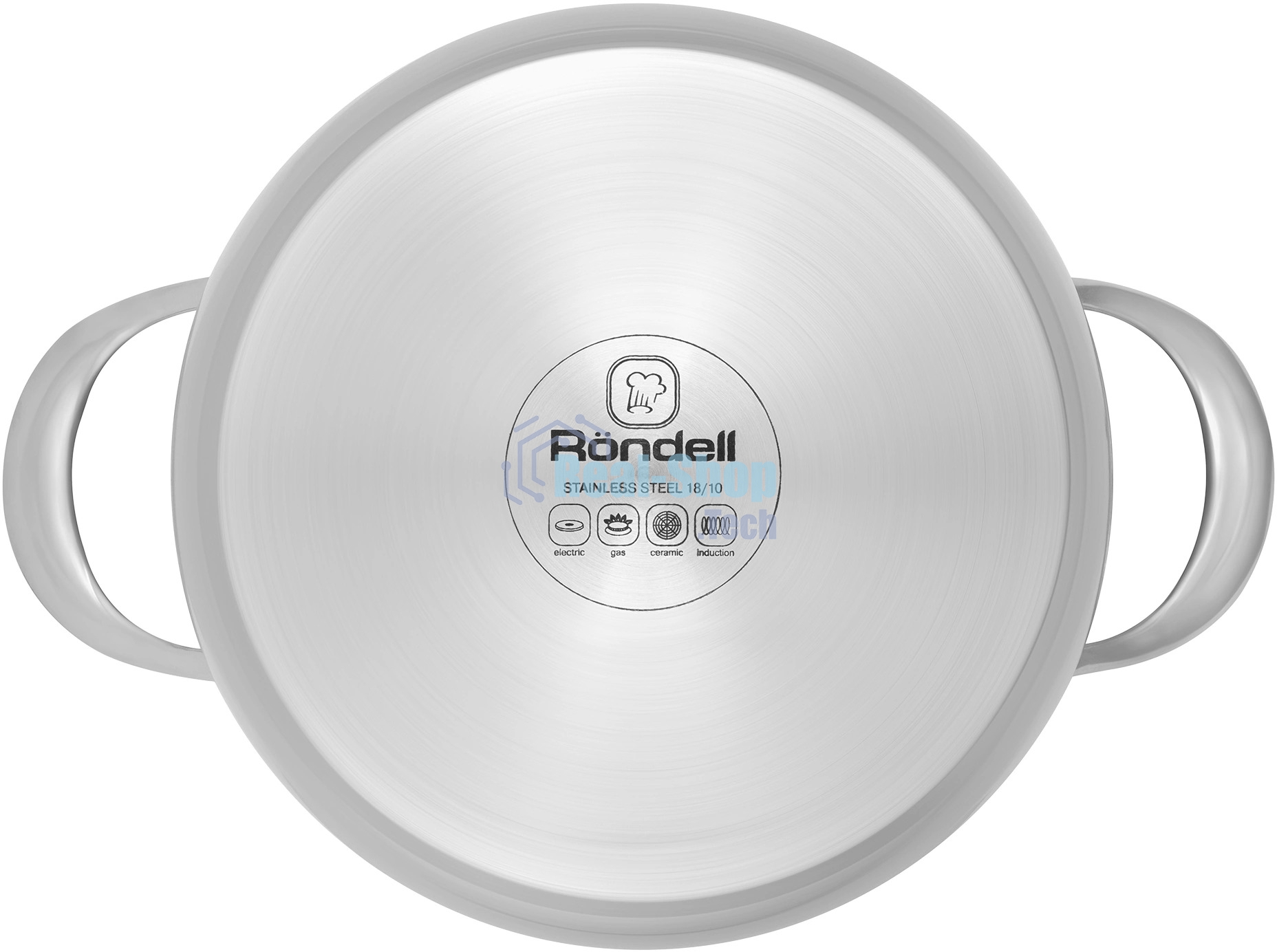 Кастрюля Rondell Admiring RDS-747 5.3 л. d=22 см (с крышкой) стальной