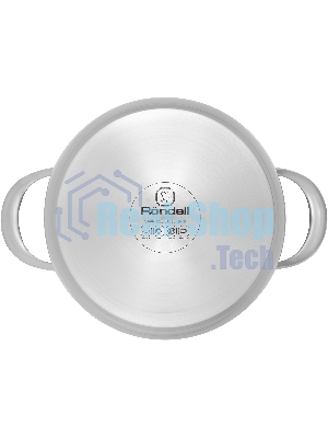 Кастрюля Rondell Admiring RDS-747 5.3 л. d=22 см (с крышкой) стальной