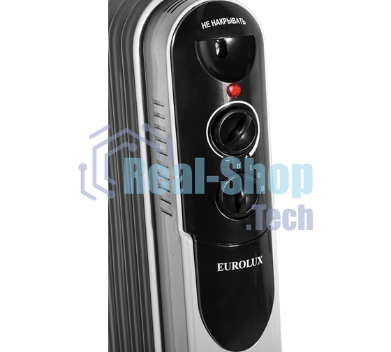 Обогреватель масляный EUROLUX ОМПТ-EU-7Н (7 секций) белый, 1500 Вт, 20 м2, термостат 67/3/18