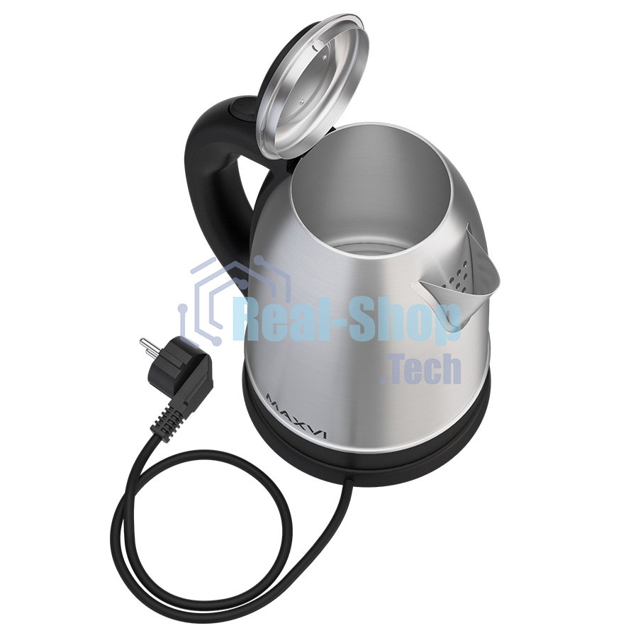 Чайник электрический Maxvi KE2021S silver-black