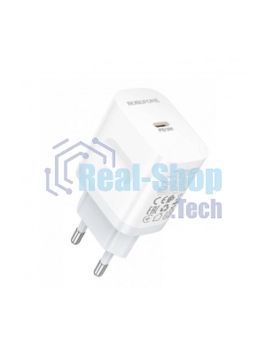 Сетевое зарядное устройство BOROFONE (6941991121357) BA99A СЗУ 1Type-C 3.0A PD 20W, белый