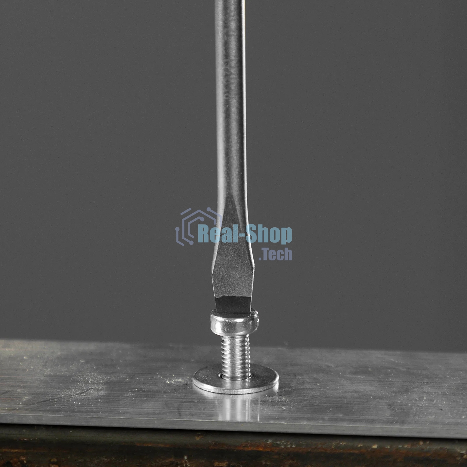 Отвертка Denzel SL5x100 мм, S2, 3к рукоятка