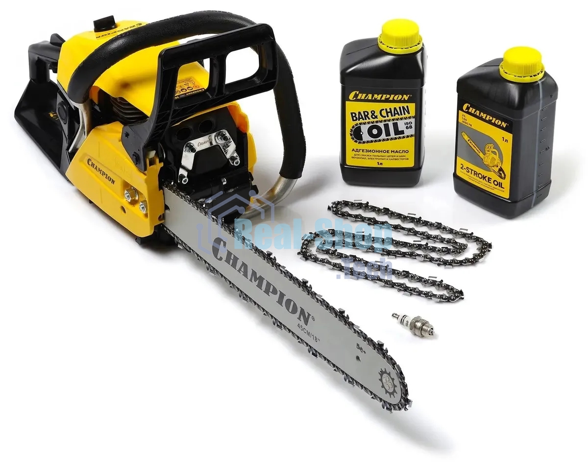 Бензопила Champion A362-18 2600Вт 3.54л.с. дл.шины:18
