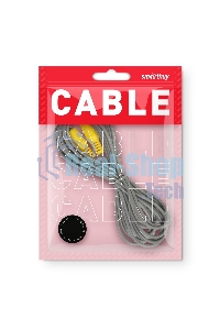 Кабель соединительный Smartbuy 1xRCA (M) - 1xRCA (M), 5,0 m, в пакете (KA-115-150)