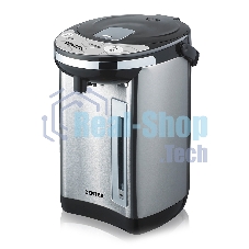 Термопот Centek CT-1084 сталь, 6.0 л, 750 Вт, 2 способа подачи воды, двойная защита от перегрева