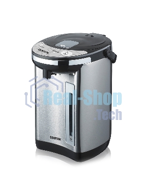 Термопот Centek CT-1084 сталь, 6.0 л, 750 Вт, 2 способа подачи воды, двойная защита от перегрева