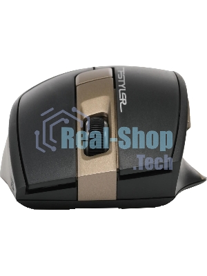 Мышь беспроводная A4Tech Fstyler FG35 золотистый/черный, 2000 dpi, радиоканал, USB, кнопки - 6