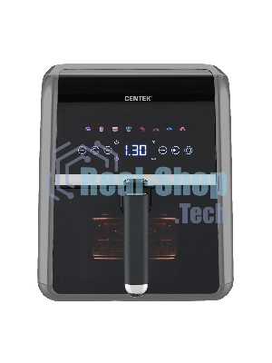 Аэрогриль Centek CT-3189 серый, 1500 Вт, 5 л, сенсор, 8 программ