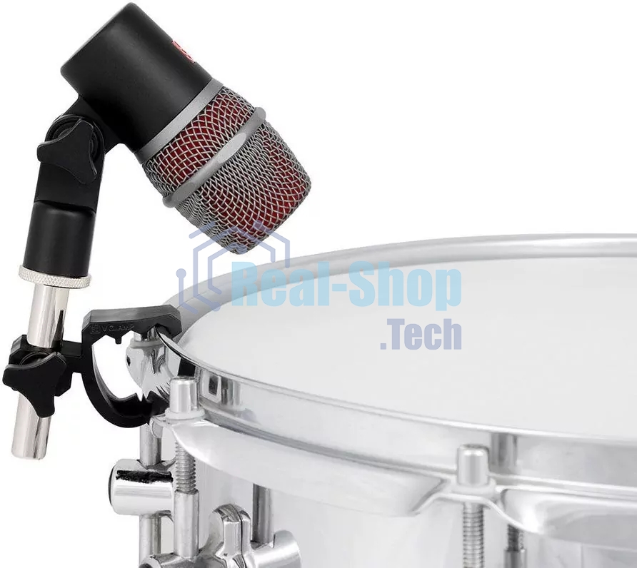 Микрофон динамический sE Electronics V BEAT инструментальный, для малых барабанов и томов, 30 Гц 19 кГц, суперкардиоида, комплектация: резьбовой адаптер, чехол на молнии, ветрозащита, гайка с накаткой для надежной фиксации микрофона