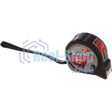 Рулетка Matrix Continuous fixation, 3 м х 16 мм, двухкомпонентный корпус, плавная фиксация