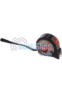 Рулетка Matrix Continuous fixation, 3 м х 16 мм, двухкомпонентный корпус, плавная фиксация