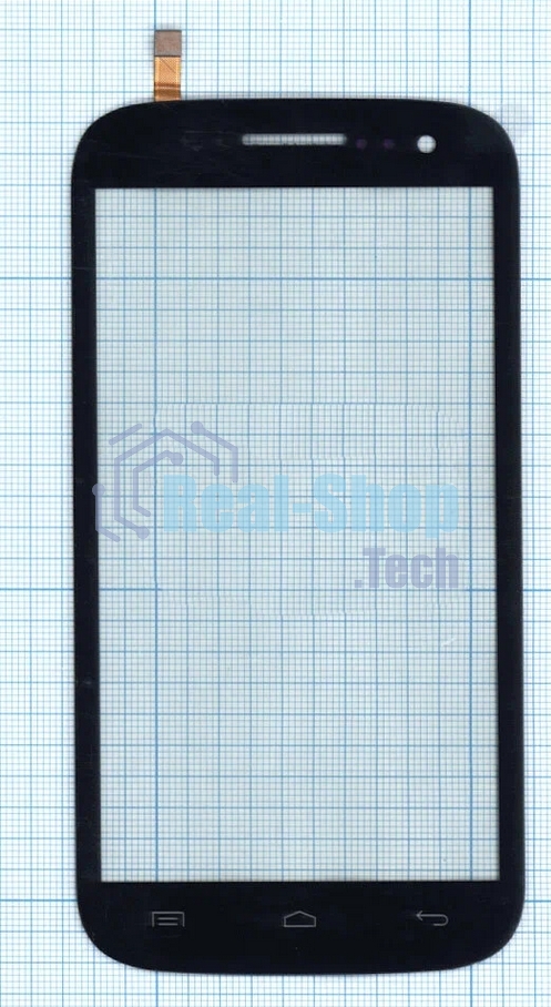 Сенсорное стекло (тачскрин) для Fly FPC_A_116 V1.0, черное