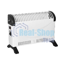 Конвектор Eurolux ОК-EU-2000C белый, 2000 Вт, 25 м2, термостат