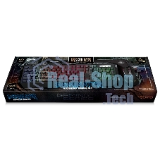 Комплект клавиатура+мышь Qumo Dominator K66/M83 проводной, USB, 3200 DPI, чёрный