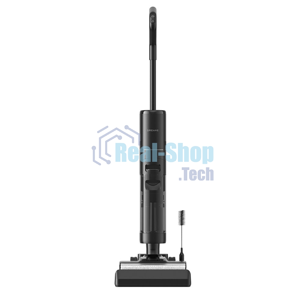 Моющий пылесос вертикальный Dreame H13 Pro, черный/черный, питание от аккумулятора, 250 Вт, уборка влажная и сухая, пылесборник контейнер 0.7 л, работа от АКБ max 40 мин