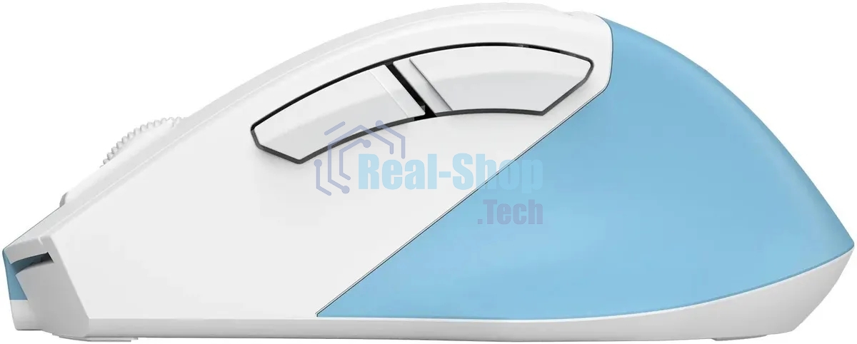 Мышь беспроводная A4Tech Fstyler FG45CS Air2 голубой/белый, 2000 dpi, радиоканал, USB, кнопки - 7