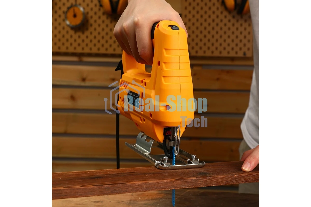 Лобзик электрический Deko DKJS850 850Вт 3000ходов/мин от электросети (кейс в комплекте)