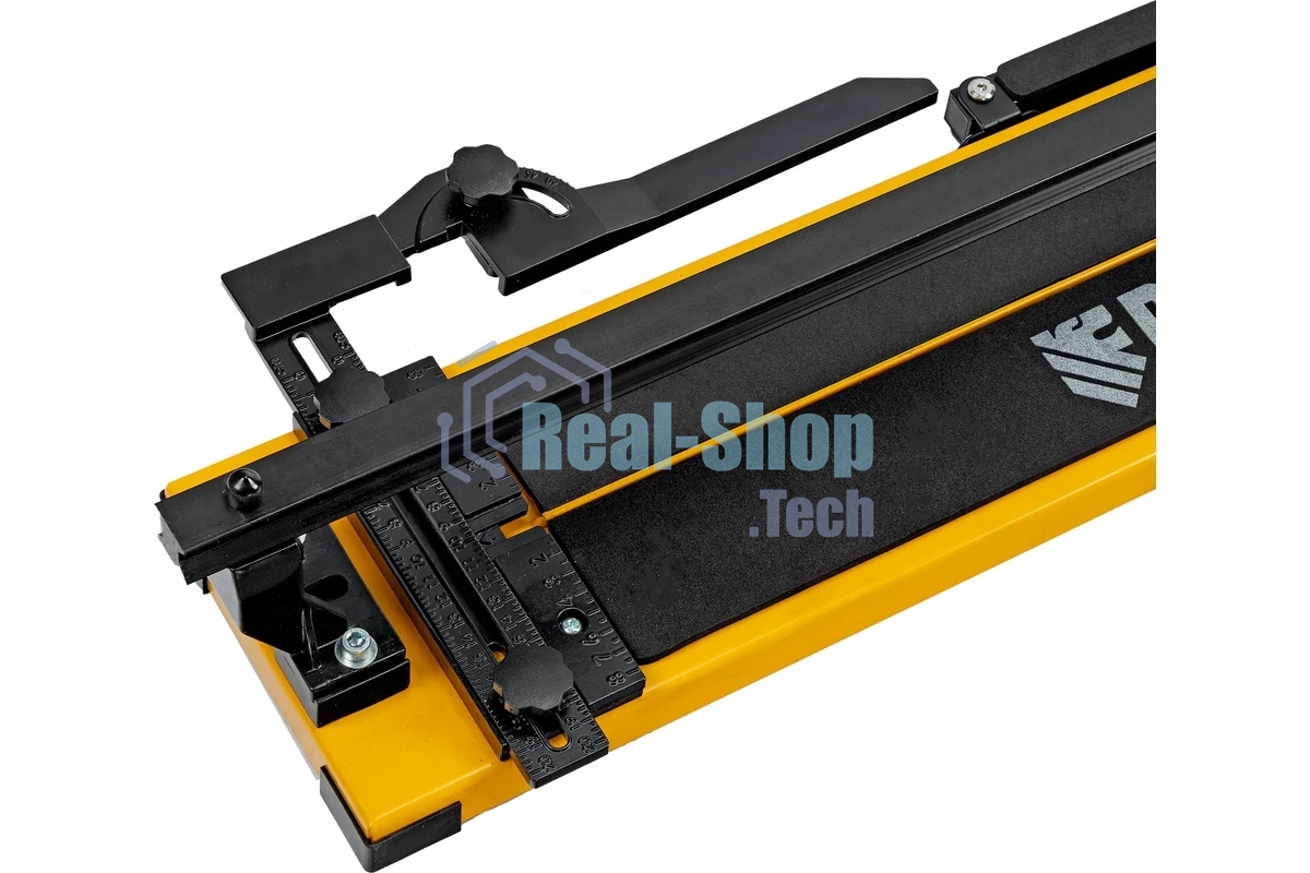 Плиткорез рельсовый Denzel 1200х16мм, каретка на подш., стальная станина, усил. рукоятка-пенал