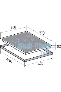Индукционная варочная панель Zigmund & Shtain CI 35.4 B независимая, черный