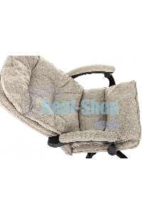 Кресло руководителя Бюрократ CH-820MSG-F бежевый 38-402 крестов. пластик подст. для ног