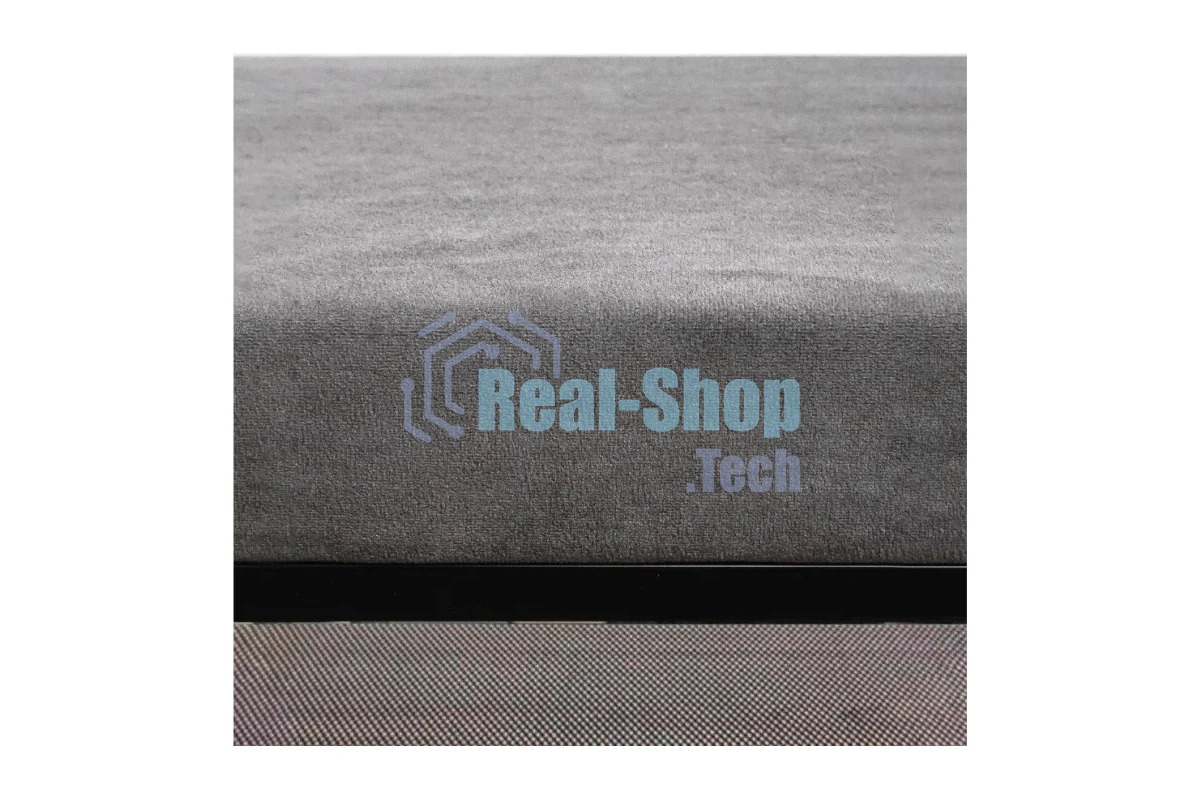 Банкетка ЗМИ Торонто 23S каркас черный, сиденье серый БТ23СЧС