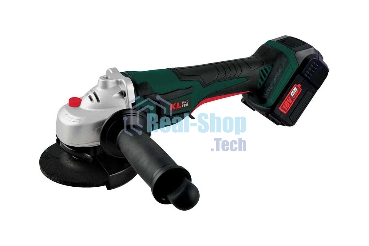 Угловая шлифовальная машина бесщеточная KLPRO KLAT18B-50 (18 В/5,0 А·ч)