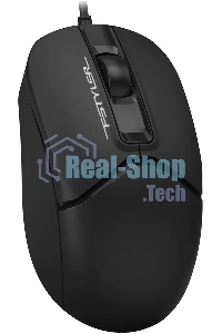 Мышь проводная A4Tech Fstyler FM12S черный, 1200 dpi, USB, кнопки - 3