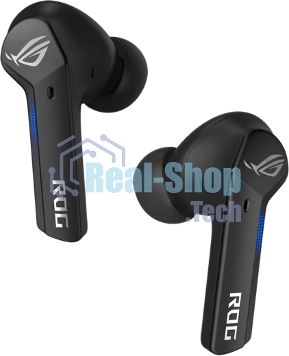Гарнитура ASUS ROG Cetra True Wireless SpeedNova чёрный, беспроводная, радиоканал, до 26 ч, совместимость с PS5