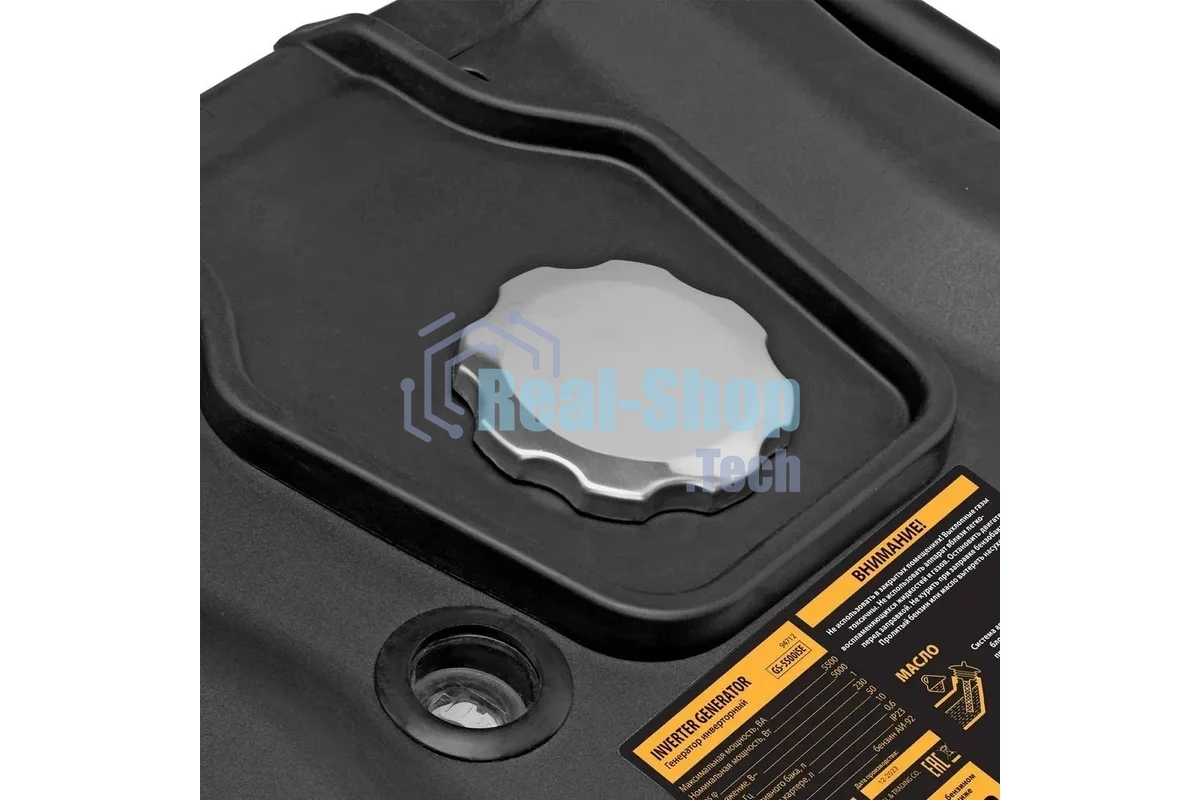 Электрогенератор бензиновый инверторный Denzel GS-5500iSE, 5.5 кВт, 78 дБ, 47 кг