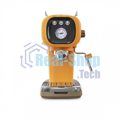 Кофеварка эспрессо BQ CM2004 желтый, исп. кофе - молотый, 0.6 л, 1100 Вт, 20 бар