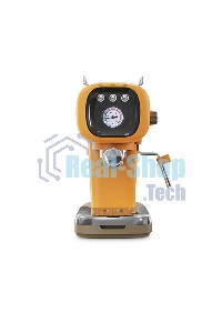 Кофеварка эспрессо BQ CM2004 желтый, исп. кофе - молотый, 0.6 л, 1100 Вт, 20 бар