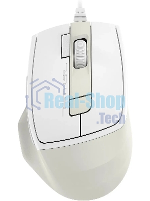 Мышь проводная A4Tech Fstyler FM45S Air бежевый, 2400 dpi, USB, кнопки - 7