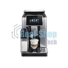 Кофемашина автоматическая DeLonghi ECAM610.74.MB черный/серебристый, исп. кофе - зерновой/молотый, 2.2 л, 1450 Вт, 19 Бар.