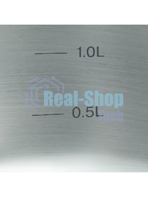 Кастрюля Rondell Admiring RDS-747 5.3 л. d=22 см (с крышкой) стальной