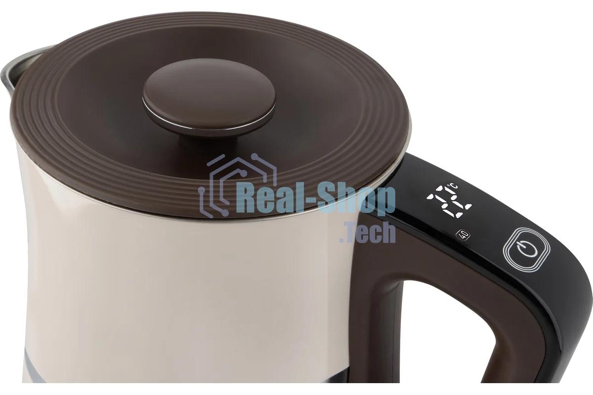 Чайник электрический LEONORD LE-1512 1,7 л, 2200 Вт, бежевый