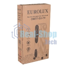 Обогреватель масляный EUROLUX ОМПТ-EU-7Н (7 секций) белый, 1500 Вт, 20 м2, термостат 67/3/18