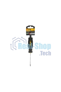 Отвертка Denzel PZ0x75 мм, S2, 3к рукоятка