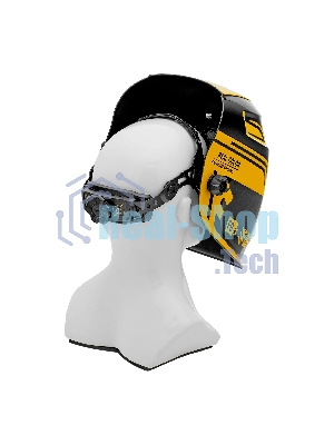 Щиток защитный лицевой (маска сварщика) Denzel F9, см. окно 100x60, Real Color, DIN 4-8/9-13