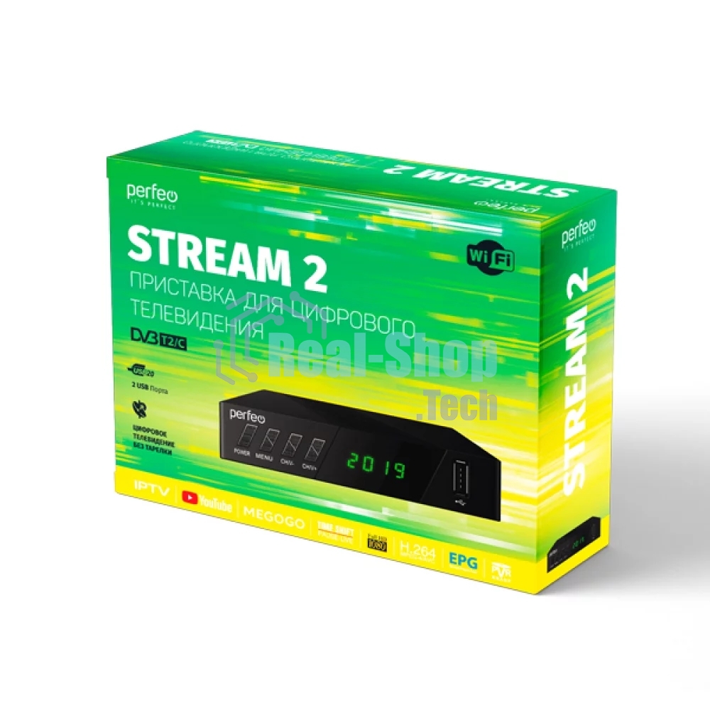Приставка Perfeo DVB-T2/C приставка 