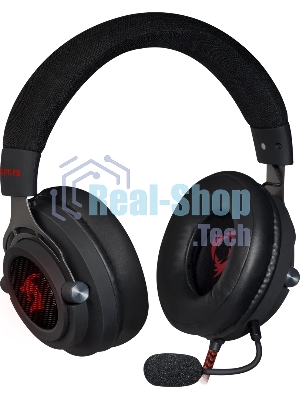 Гарнитура Defender Aspis Pro чёрный, проводная, съёмный микрофон, подсветка