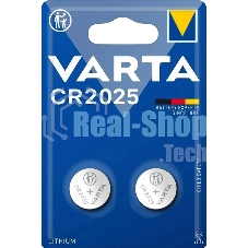 Батарея Varta Electronics BL2 CR2025 (2шт) блистер