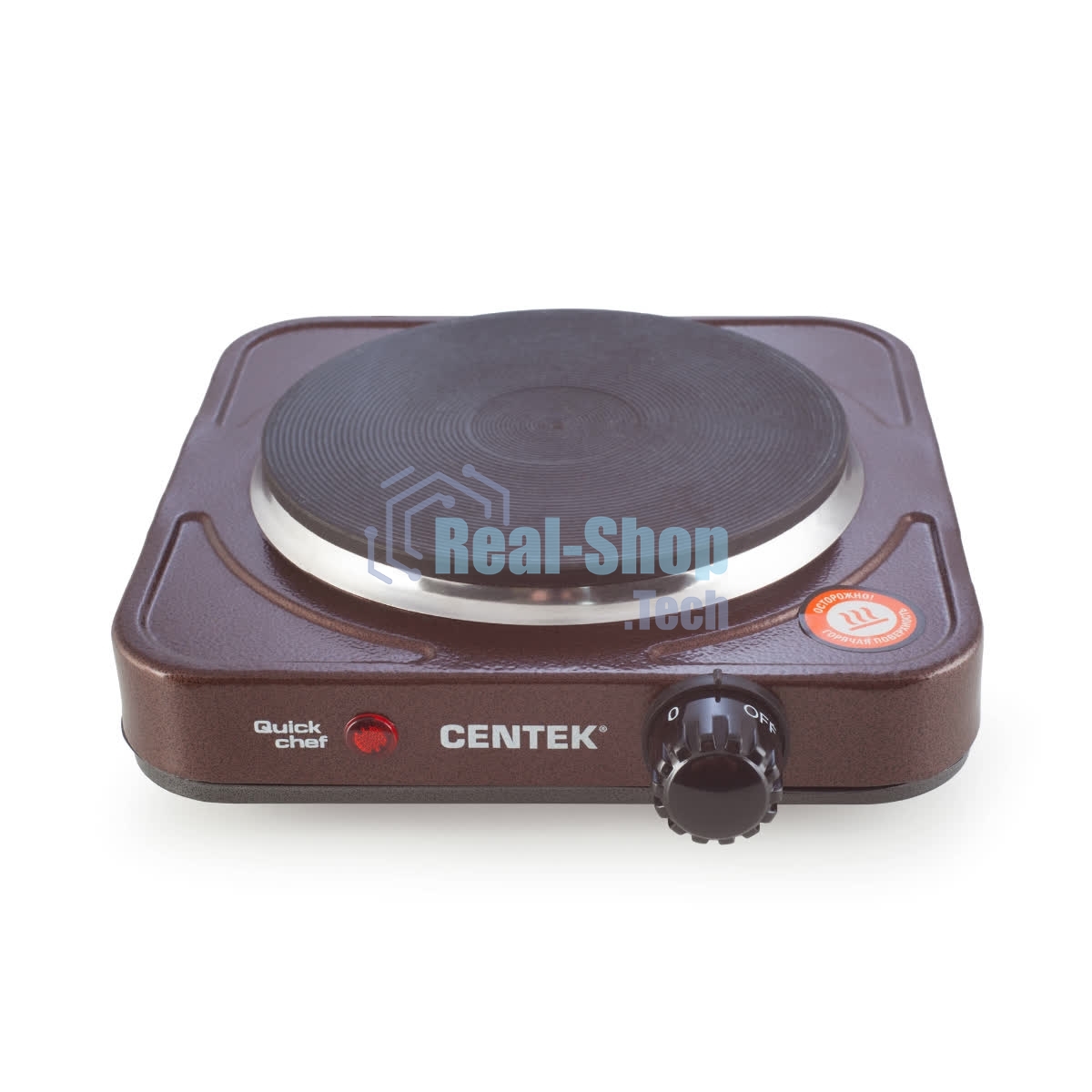 Плита настольная электрическая Centek CT-1506 Siberia коричневый