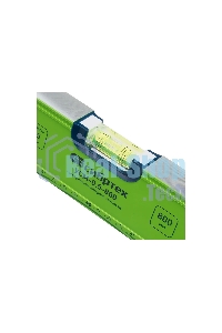 Уровень Сибртех алюминиевый УСМ-0,5-800, фрезерованный, 3 глазка, магнитный, рукоятки, 800 мм