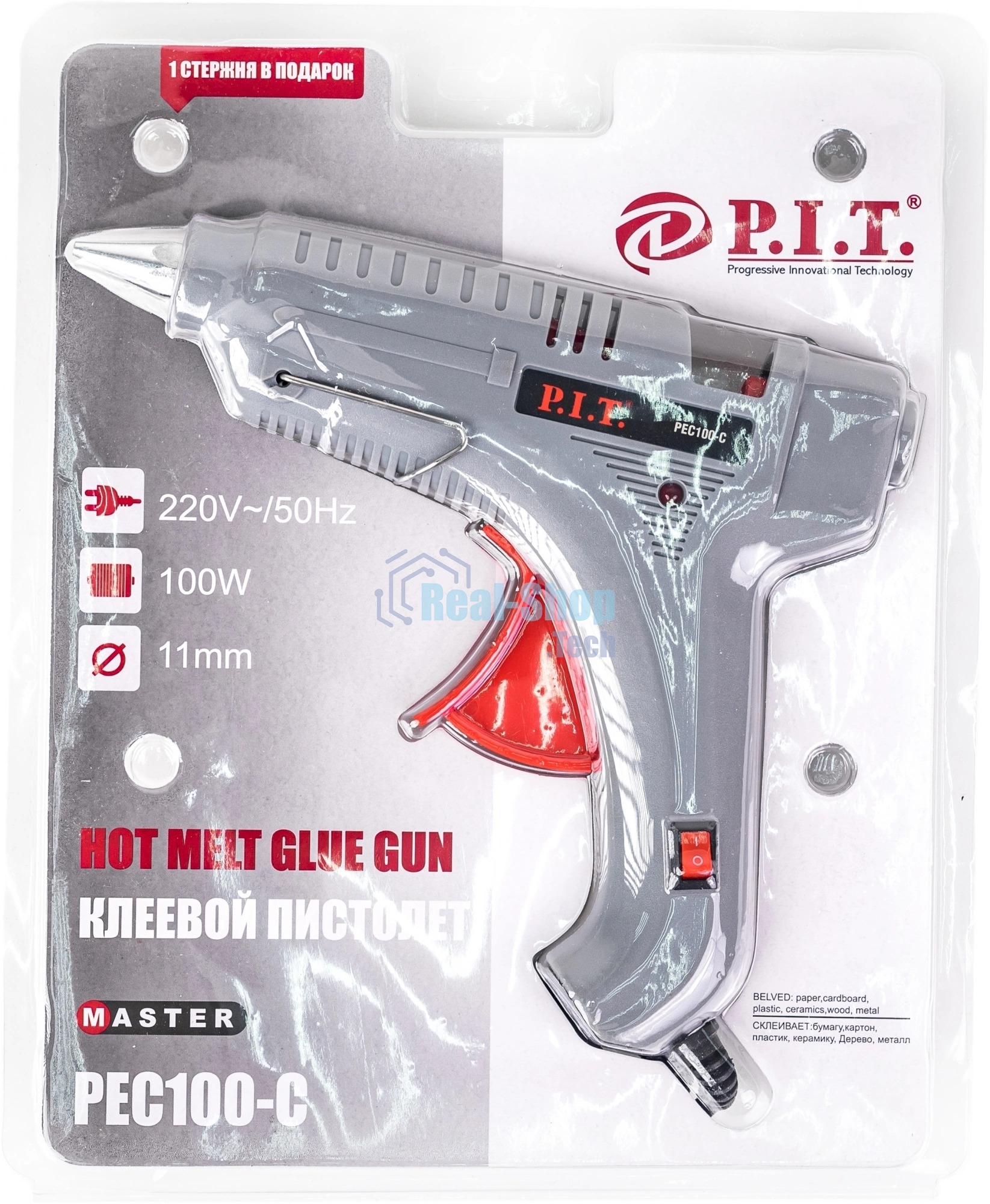 Клеевой пистолет P.I.T. PEC100-C 100Вт