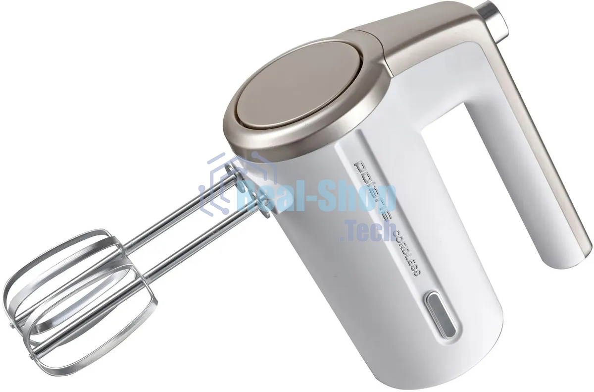 Миксер Polaris PHM 2024 CordLess беспроводной (200вт,3 скор.режима) белый