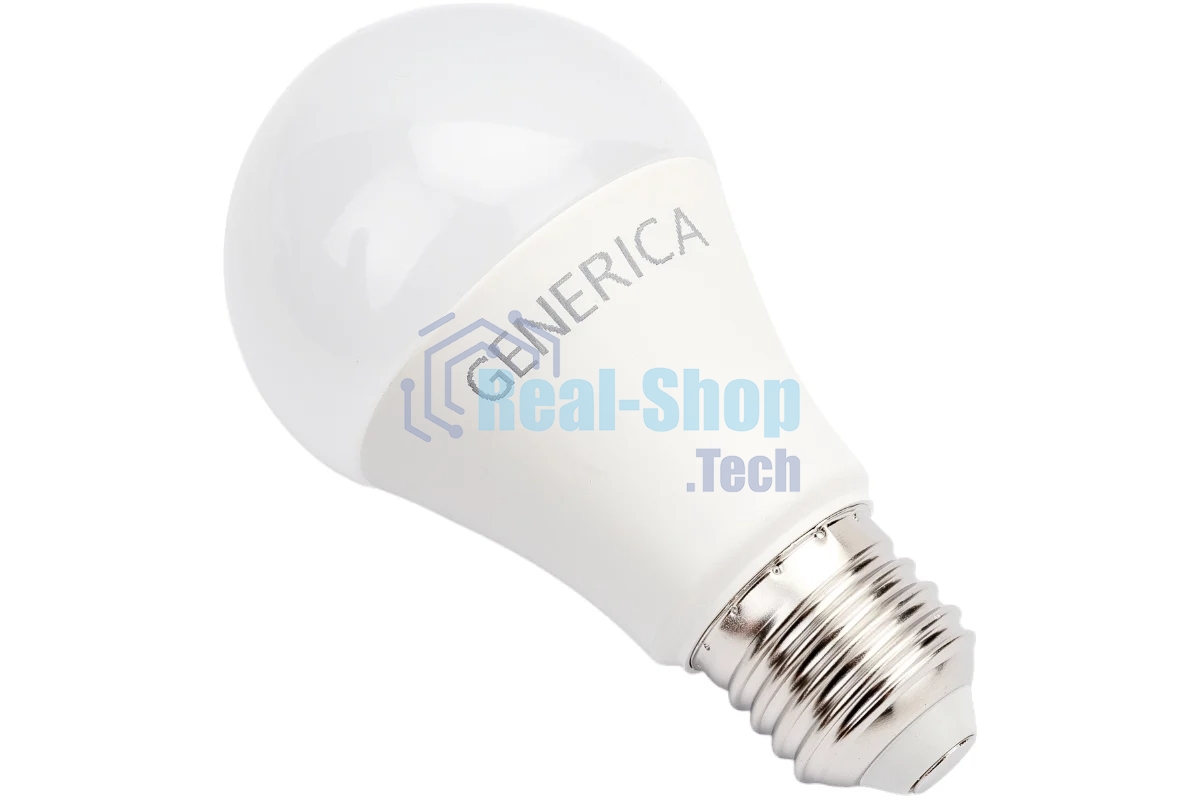 Лампа светодиодная GENERICA LL-A60-15-230-65-E27-G A60 15 Вт грушевидная 6500К E27 230В